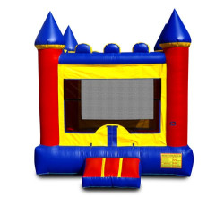 inflatable castle with panel location bh 2149 4 1773970925 Red and Blue Castle